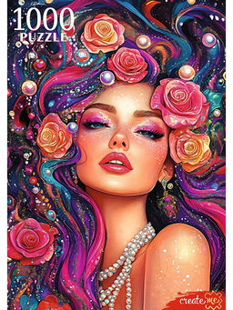 Puzzle 1000 элементов "Яркая девушка" (П1000-1965)