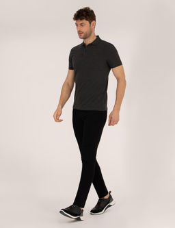 Siyah Slim Fit Jean Pantolon