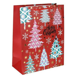 Цена за 12 шт. Пакет подарочный 31х42х12см Новый год / 5380ХL /уп 12/300/ - Галеонтрейд фото 4