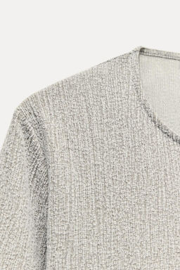 TEXTURED TOP WITH BOW - Zara фото 6