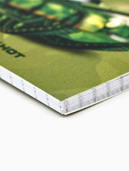 Цена за 4 шт. Блокнот А7, 32 л. в мягкой обложке, на гребне «Юный герой»