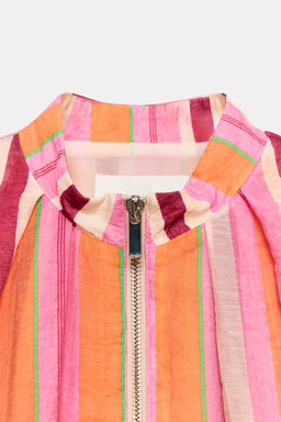 CHAQUETA BOMBER RAYAS / Multicolor - Zara фото 8
