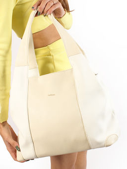 LACCOMA сумка Валери-Н2005-белый/лен эко кожа хлопок фото 7