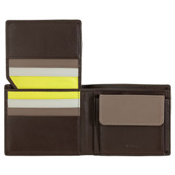 Итальянский мужской кошелек DuDu серии Tullio | кофейно-коричневый - Dudubags фото 4