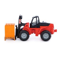 Автокар + конструктор Супер-Микс - 30 элементов на поддоне (в сеточке) - Полесье фото 2