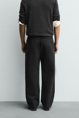 RELAXED BALLOON FIT PLEATED TROUSERS - Zara фото 3