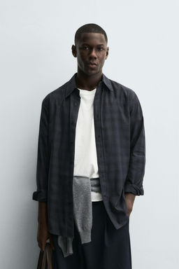 REGULAR FIT CHECK SHIRT - Zara фото 2