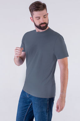 Арт. 67114/4 Футболка мужская 48-58 (6 шт) Цвет:серо-голубой - Идеал фото 2