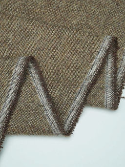 Шерсть пальтово-костюмная Твид цв.Бежево-коричневый, СОРТ2, ш.1.5м, шерсть-50%, п/э-50%, 340гр/м.кв - Купава фото 4