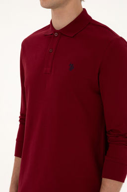 Erkek Bordo Basic Sweatshirt Sepette S_rpriz _ndirim - U.s. polo assn фото 7