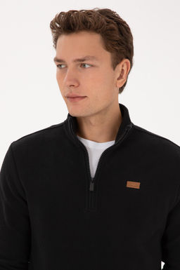 Erkek Siyah Basic Sweatshirt - U.s. polo assn фото 2