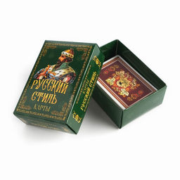 Карты игральные подарочные Русский стиль, премиум, 36 шт, карта 8.5 х 6.5, картон 270 гр - Simaland фото 4