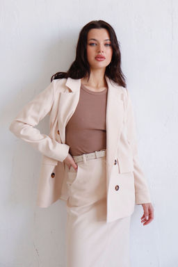 Martichelli Юбка кремовая  фото 2