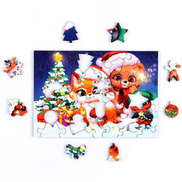 Пазл В ожидании празника - Лесная мастерская фото 10