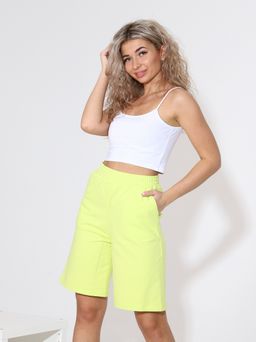 Бермуды трикотажные Лимончики (М-893)