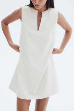 Vestido liso de sarga - H&m фото 7