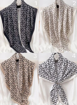 K13577 Платок (90/90см шелк) МУЛЬТИЦВЕТ_04