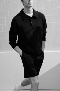 Pantal?n corto de lona Regular Fit - H&m фото 9