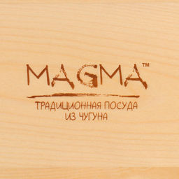 Сковорода Magma «Далат», 25×18×4 см, с ручками, чугун, чёрная