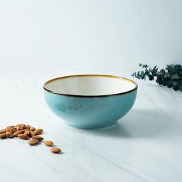 Салатник Magistro «Церера», 1.1 л, 18.5×7.5 см, фарфор, голубой