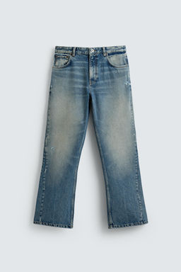 JEANS FLARE FIT / Azul medio