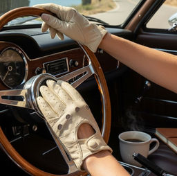 Укороченные женские перчатки из натуральной кожи, цвет молочный