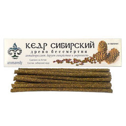 Натуральные благовония Кедр сибирский, 18 палочек