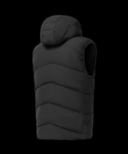 Жилет утепленный c капюшоном JOGEL ESSENTIAL PerFormPROOF Padded Hooded Vest, черный  фото 3