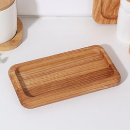 Менажница прямоугольная Дарим Красиво, дерево бук, 18×10 см, коричневая