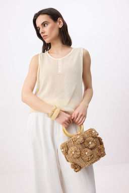 Camel Has?r Mini Boy Kad?n Omuz Cantas? TAKSS26OC00022 - Trendyolmilla фото 2