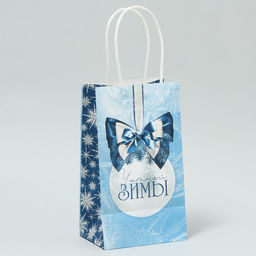 Пакет крафтовый Уютной зимы, 12 21 9 см - Доступные радости фото 3