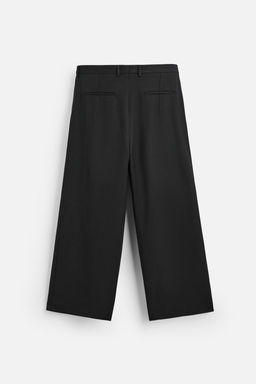 WIDE-FIT PLEATED TROUSERS - Zara фото 8