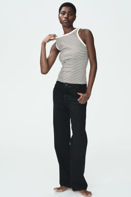 Camiseta sin mangas en algod?n acanalado - H&m фото 12