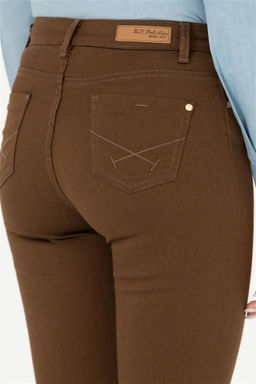 Женские темные брюки светло-коричневого цвета Неожиданная скидка в корзине - U.s. polo assn фото 7