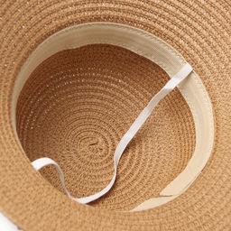 Шляпа для девочки MINAKU с бантом, коричневая, размер 52