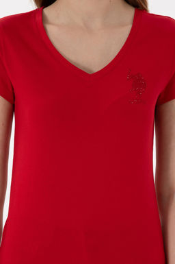 Kad_n K_rm_z_ Basic Ti__rt Sepette S_rpriz _ndirim - U.s. polo assn фото 6