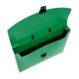 Папка-портфель А4 Calligrata, 1 отделение, 700 мкм, до 300 листов, зелёная  фото 4