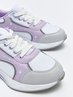 Ba?c?kl? Bask?l? K?z ?ocuk Aktif Spor Ayakkab? - Waikiki фото 3