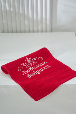 14418/12 "Любимая бабушка"полотенце махровое плотность 350гр