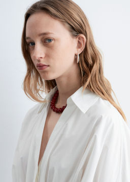 Camisa de algod?n con cintura ajustada - H&m фото 8