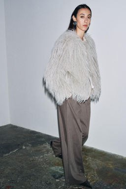 ZW COLLECTION FAUX FUR COAT