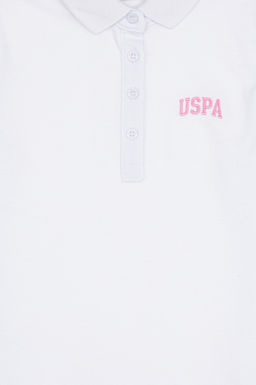 K_z _ocuk Beyaz Polo Yaka Ti__rt - U.s. polo assn фото 4