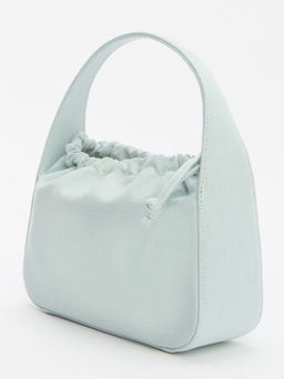 Женская сумка с ручками из денима MAISON DAVID LOLA Артикул 4354480, бледно-голубой  фото 4