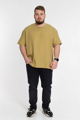 Футболка М123001г Хаки - Елена фото 7