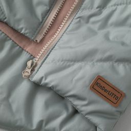 Безрукавка детская утепленная "Жилет Орсетто", полынь