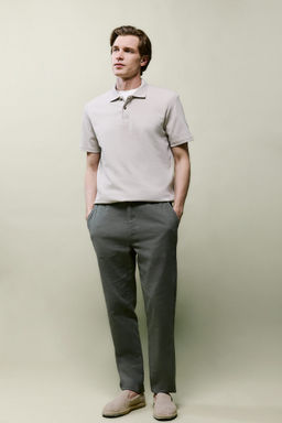 %100 Pamuk Regular Fit Polo Ti__rt - Defacto фото 2