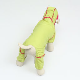 Комбинезон для собак, демисезонный с сумкой, размер S (ДС 25, Ог 33, ОШ 23 см), салатовый - Simaland фото 4