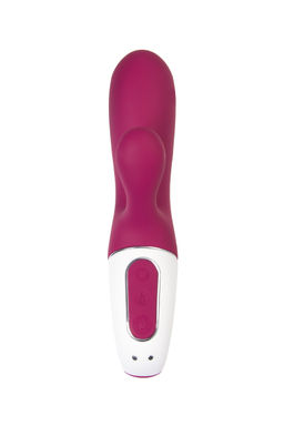 Вибратор Satisfyer Hot Bunny с клиторальным стимулятором, красный  фото 5