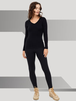 Черный женский джемпер из египетского хлопка черный 722217 - Mark formelle фото 4