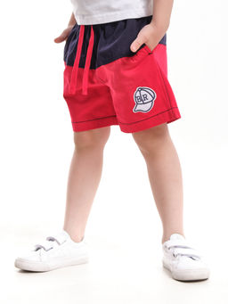 Шорты для мальчика UD 4675 т.синий/красный - Mini maxi фото 2